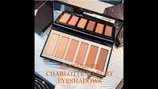 Ranking My Charlotte Tilbury Eyeshadow Palette Collection!