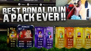 RECORD BREAKER RONALDO IN A PACK - THE BEST FIFA 15 PACK EVER !!