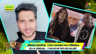 Amor y Fuego - FEB 17 - SERGIO GEORGE: "CON YAHAIRA HAY PÉRDIDA, ES LA VERDAD" | Willax