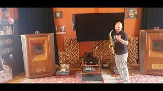 TANNOY WESTMINSTER ROYAL VS REALITY -  SAX DUEL