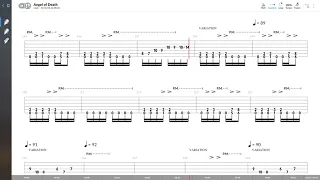 Slayer - Angel Of Death (LEAD GUITAR TAB PLAY ALONG)