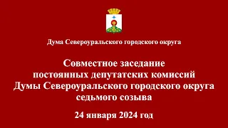 Совместное заседание постоянных депутатских комиссий Думы СГО 24.01.2024