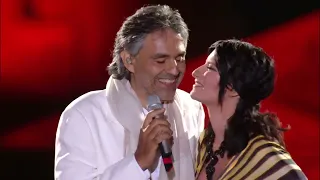 Andrea Bocelli, Laura Pausini - Dare To Live (HD) ft. Laura Pausini