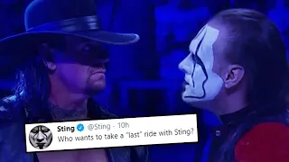 Sting Calls Out The Undertaker For One "Last" Ride