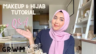 GRWM | Makeup & Hijab Tutorial + Q&A 💄