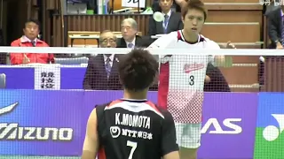 YOUNG Kento Momota vs Kenichi Tago! GREAT Match!