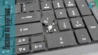 #ZNN Naprawa klawiszy w klawiaturze laptopa
