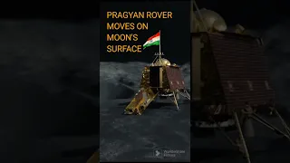 PRAGYAN ROVER RAMPED DOWN ON MOON