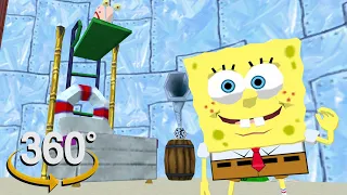 Spongebob Squarepants! - 360° Where's Gary? - Alternate View! (The First 3D VR Game Experience!)