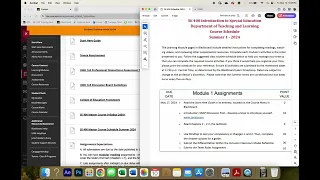 SE400 Summer Schedule and Blackboard Tutorial pt1