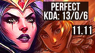 LEBLANC vs TALIYAH (MID) | 13/0/6, Legendary, 1.3M mastery, 600+ games | KR Diamond | v11.11