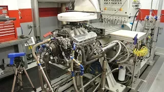 NASCAR Toyota Racing Engine on Dyno