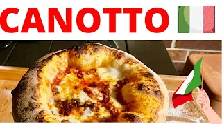 How to make homemade, "Canotto"  Style Pizza in a home pizza oven