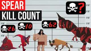 SPEAR Kill Count Comparison | Genndy Tartakovsky's Primal