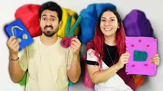 QUEM FAZ O MELHOR MATERIAL ESCOLAR DE MASSINHA | Gabriel e Shirley 2.0