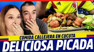 Argentinos REACCIONAN | Probando COMIDA CALLEJERA en CUCUTA 🇨🇴 | Chuncanos