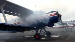 Antonov An-2 startup, takeoff and landing