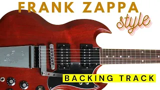 FRANK ZAPPA Style Rock Guitar Backing Track Jam in C# minor