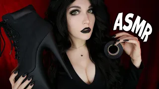 ASMR 🖤BLACK TRIGGERS for tingles 99,9% 💣 and sleep