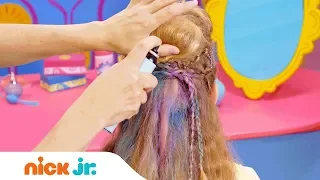 How to Make a Rock Star Hairdo Tutorial 👩‍🎤 | Sunny Day’s Style Files | Nick Jr.