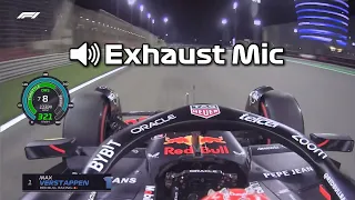 F1 Cars Exhaust Mic Sound 2024 vs 2021