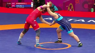 ( Women wrestling ) S.Niikura ( Japan ) vs Z.Bakbergenova ( Kazakhstan )