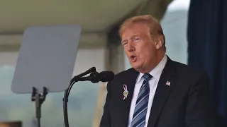President Trump attends 9/11 remembrance in Shanksville, PA.