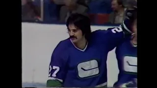 Throwback: Canucks Dmen Score 3 Goals in the 2nd Period vs Leafs (Dec. 22, 1973) (CBC) Full Colour