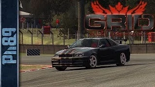 GRID Autosport Cockpit View Gameplay, Replay - Nissan Skyline, Brands Hatch GP Circuit (HD 7970)