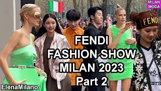 FENDI 22/02/2023 | part 2 | Milan Fashion week  🇮🇹 #italy #milan #mfw