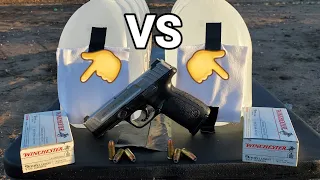 9mm winchester white box jhp 115 grain vs 147 grain (s&w sd9ve)