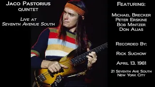 Jaco Pastorius Quintet "Three Views" feat. Michael Brecker live '81