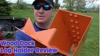 Wood Dock Log Holder Review -- Best For Chainsaw Cutting