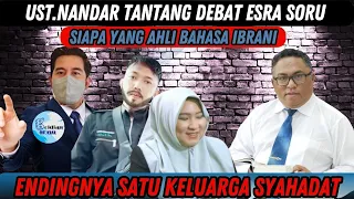 GAX NONTON RUGI.!! UST.NANDAR MENANTANG DEBAT PENDETA ESRA SORU.SEMUA JEMAAT GEREJA PANIK