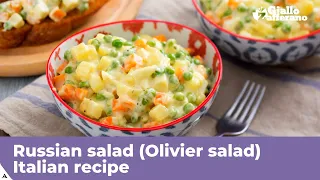 RUSSIAN SALAD (OLIVIER SALAD) - Italian recipe