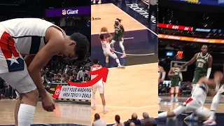 Jordan Poole makes EMBARRASSING play! FALLS face-first to the floor! Funny NBA moment!