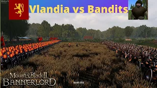 Mount and Blade II Bannerlord: Vlandia vs Bandits