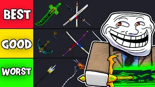Ranking EVERY SWORD In Blox Fruits..