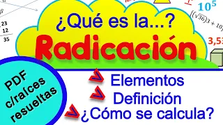 Radicación. ¿Cómo se resuelve? Para primaria.