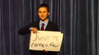 Best Middle School Election Speech Ever, Zach Oschin