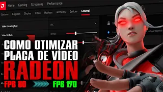 COMO CONFIGURAR o Painel AMD RADEON ADRENALIN E AUMENTAR O FPS NO VALORANT (ATUALIZADO 2023)