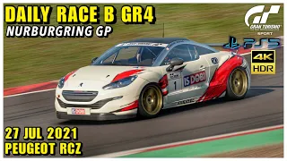 GRAN TURISMO SPORT / DAILY RACE B / PS5 / 26 JUL 2021 - PEUGEOT RCZ (4K UHD 60 FPS)