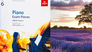 Lavender Field by Karen Tanaka: ABRSM Grade 6 Piano Tutorial with Sheet Music