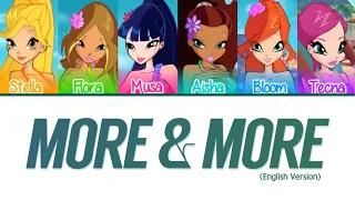 How would Winx Club sing Twice - "More and More" (Color coded Lyrics English)