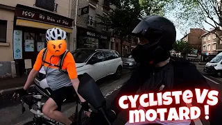 UN CYCLISTE EMBROUILLE UN MOTARD !😡 +Accident (Compilation )2024