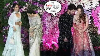 Shahid Kapoor IGNORES Ex-Girlfriend Kareena Kapoor At Akash Ambani's WEDDING Reception in Mumbai