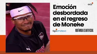 EMOTIONAL presentation of CHIMA MONEKE in his return to Manresa | Liga Endesa 2023-24