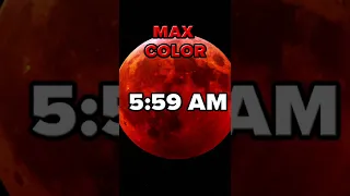 MUST SEE: Last Blood Moon in the U.S. until 2025! #shorts