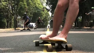 PINTAIL LONGBOARDS ON A CLOSED ROAD!