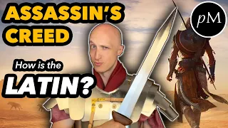 Latin teacher gets trolled for 8 minutes by video game | Assassin's Creed Origins Spoken Latin